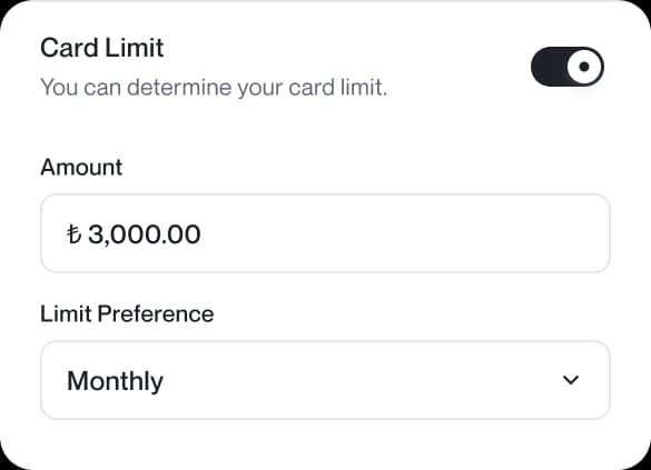 Card interface