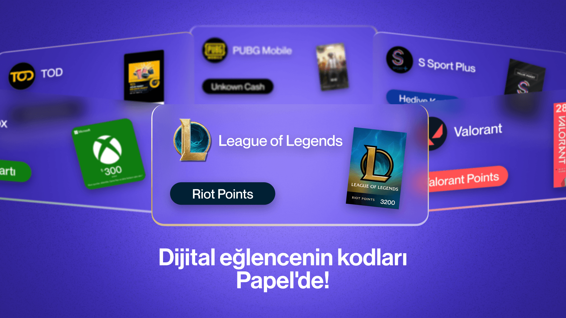 Oyun ve Dijital Kodlar Şimdi Papel’de!