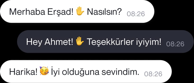 Anlık
mesajlar