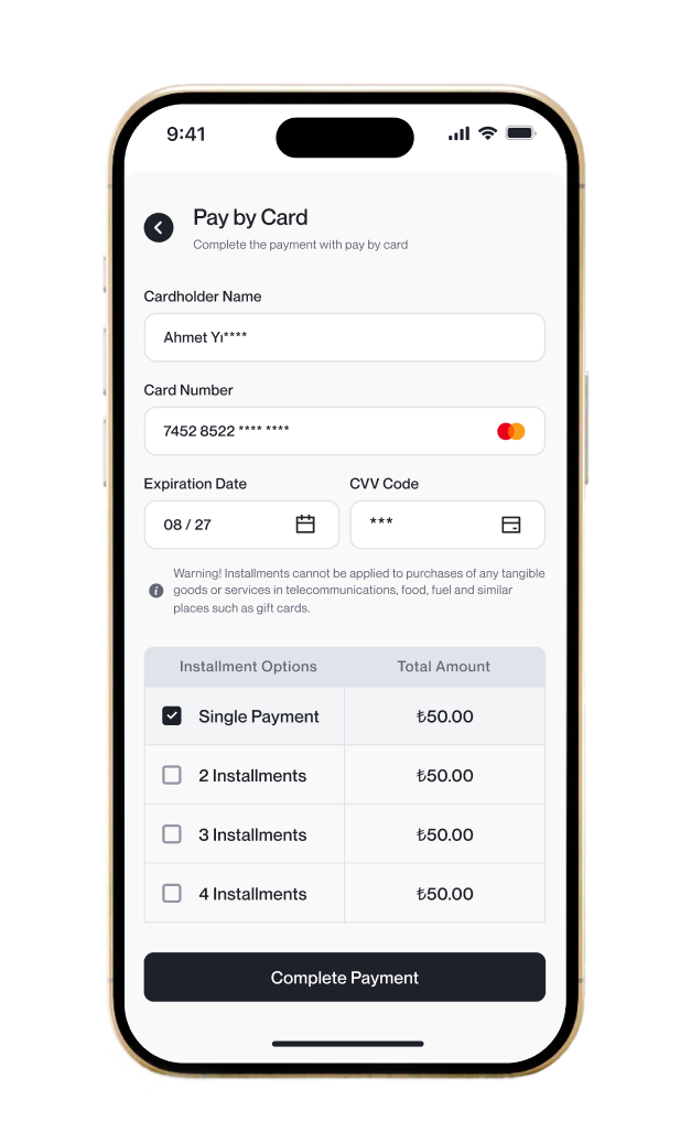 Papel installment payment options image
