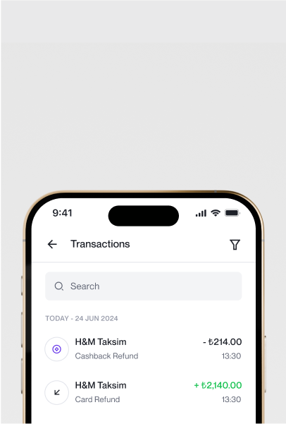 Access past payment records and receipts