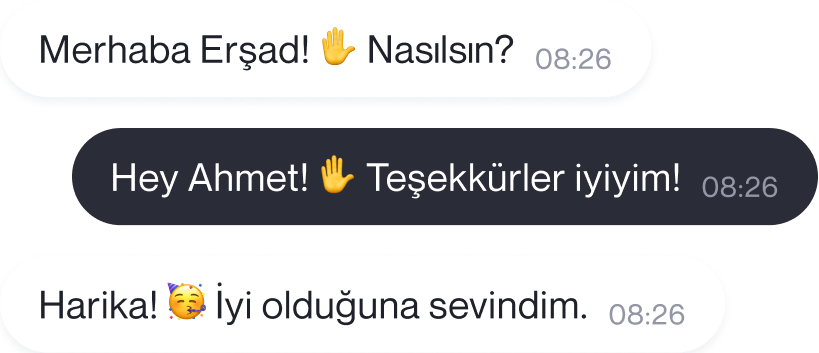 Anlık
mesajlar
