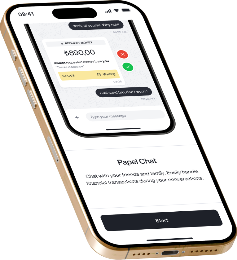 Papel Chat One App phone