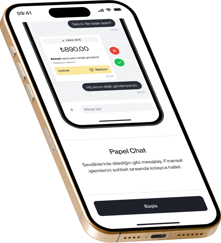 Papel Chat Tek Uygulama telefonu