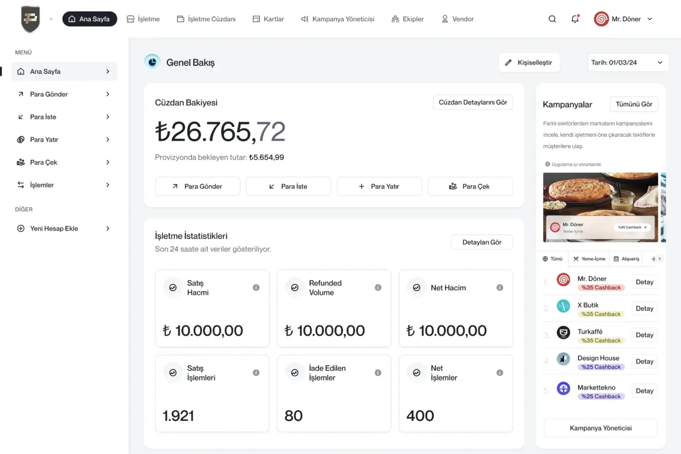 Kapsamlı Kontrol Paneli