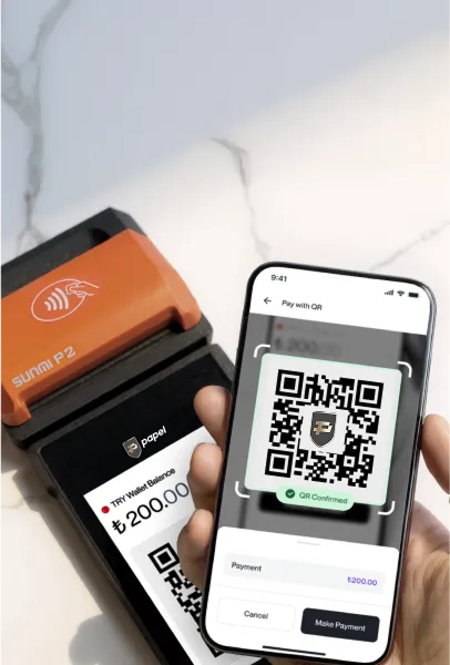 One scan, one tap, and payment is complete